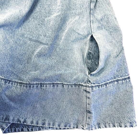 NWT Free People Harlow Mini Dress in Ocean Blue Size M - Picture 9 of 10